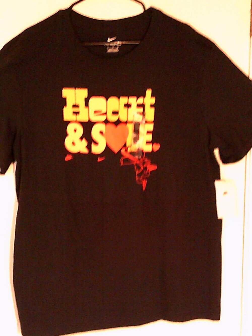 NEW NIKE SPORTWEAR "Heart & Sole Tee" MEN'S BLACK T-SHIRT XL HQ0850-010